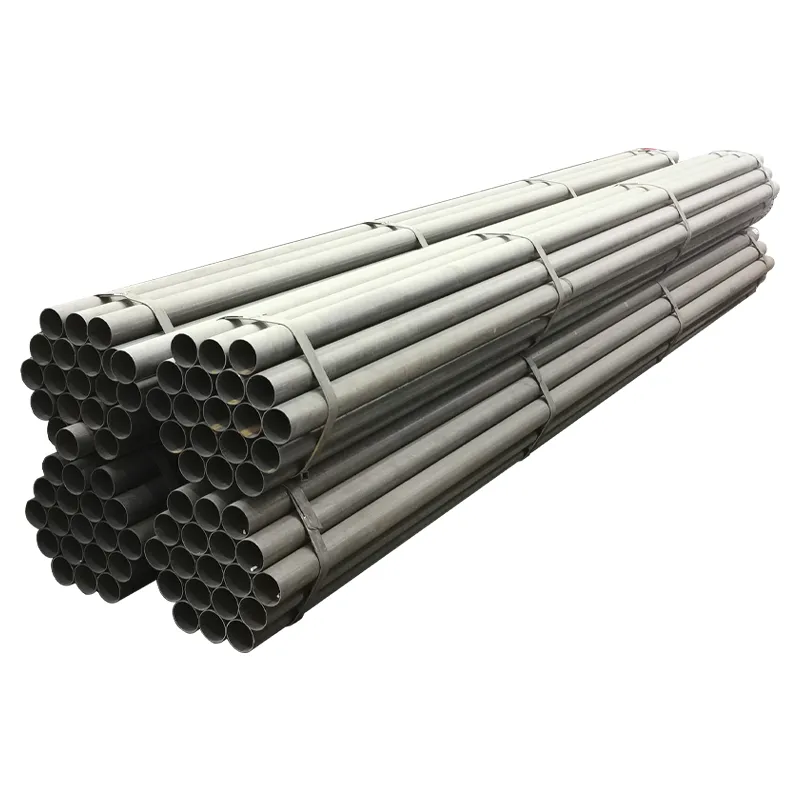 Galvanized Coated Welded Tube Carbon Steel Pipe For Furniture Scaffolding ERW  Steel Pipe 10mm Welded Steel Pipes